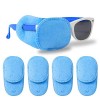 HIFOT cache oeil enfant 4 pièces, cache oeil medical Pour amblyopie orthoptiste adultes et enfants, couvre Lunettes Eye Patch