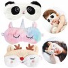 Fascigirl Sleep Mask Fashion Cute Cartoon Plush Elastic Band Eye Mask Eye Sleeping Cover