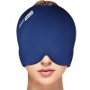 ComfiTECH bonnet migraine froid, bonnet anti-maux de tête pour soulager les yeux gonflés de tension pour les maux de tête des