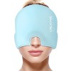 ONLYCARE Migraine Cap Bonnet migraine poche de glace, Poche de glace en gel, Migraine Masque de glace anti migraine Bonnet ra