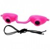EVO FLEX Sunnies Flexible Tanning Bed Goggles Eye Protection UV PINK Glasses by Super Sunnies