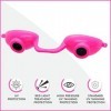EVO FLEX Sunnies Flexible Tanning Bed Goggles Eye Protection UV PINK Glasses by Super Sunnies