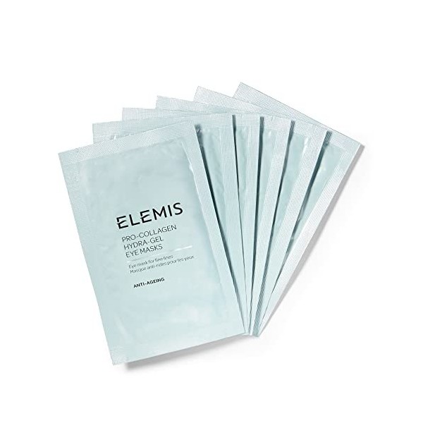 ELEMIS Hydra-gel masques pro-collagène pour les yeux, masque hydratant pour les yeux pour ridules, masque gel pour les yeux p