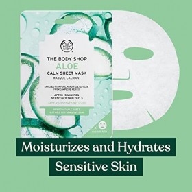 The Body Shop Aloe Calm Hydration Sheet Mask - Soothe and hydrate dry, sensitive skin in just 15 minutes with our vegan Aloe 