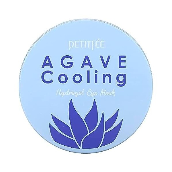 Petitfee Agave Cooling, Hydrogel Eye Mask, 60 pièces