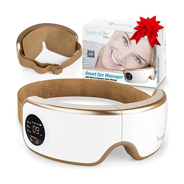 SereneLife Sleymsg40, Masque Relaxant pour Les Yeux