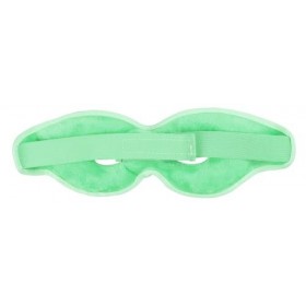 Masque rafraîchissant réutilisable pour les yeux - Pour migraine, yeux gonflés, cernes et maux de tête, gueules, sinus - Vert