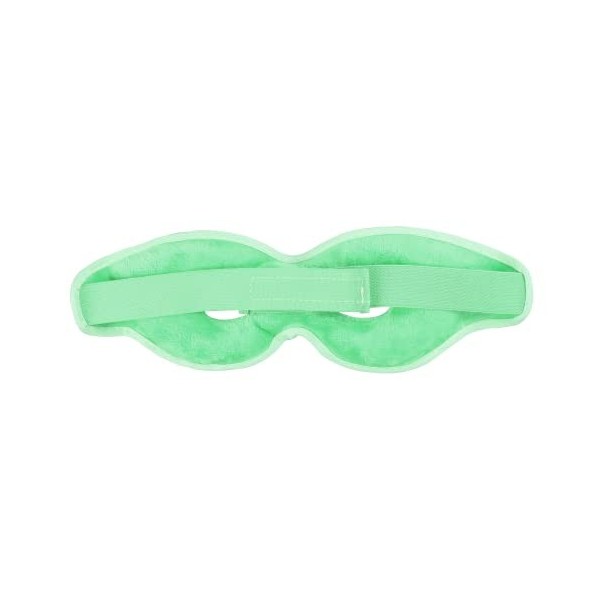 Masque rafraîchissant réutilisable pour les yeux - Pour migraine, yeux gonflés, cernes et maux de tête, gueules, sinus - Vert