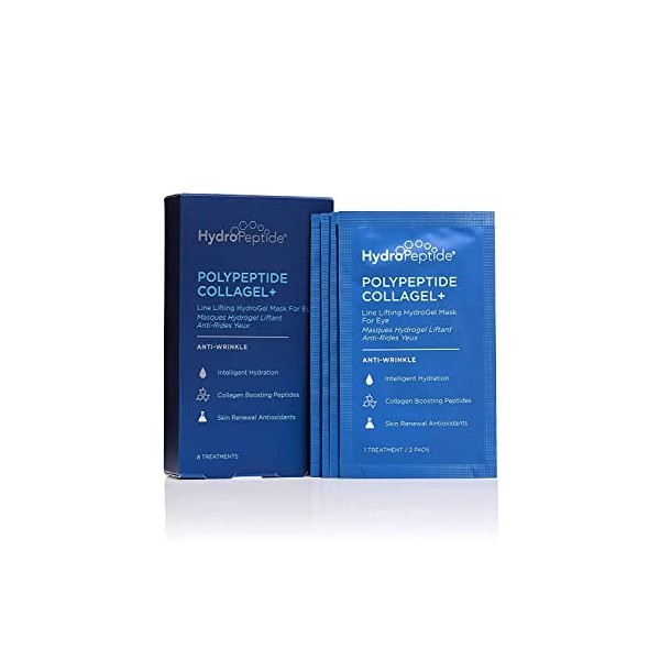 Hydropeptide Polypeptide Collagel Plus Line Lifting Hydrogel Mask For Eye For Unisex 8 Pc Treatment