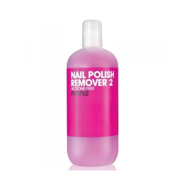 Salon System Profile Dissolvant Vernis à Ongles Rose 2 pour ongles artificiels sculptée et sans acétone 500 ml