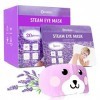 DIGHEIGG Lot de 20 masques à vapeur pour les yeux secs et les cernes, pour soulager le stress et la fatigue oculaire