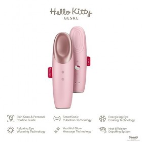 GESKE x Hello Kitty | SmartAppGuided™ Warm & Cool Eye Energizer | 6 in 1 | Masseur oculaire | Masseur anti-cernes | Supprimer