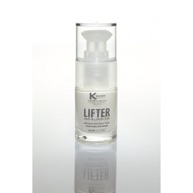 KDERM - Lifter Masque Apaisant Yeux - Soin Relaxant Anti-Rides et Anti-Cernes aux Bio-Peptides de Kappa-Elastine - Flacon-Pom