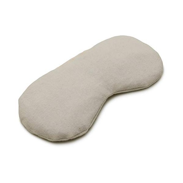 Coussin pour les yeux bio lavande et graines de lin flanelle de coton extra doux pour la relaxation, le refroidissement, le