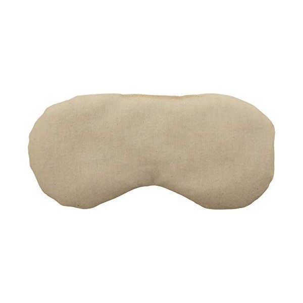 Coussin pour les yeux bio lavande et graines de lin flanelle de coton extra doux pour la relaxation, le refroidissement, le