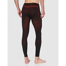 TEYDER 312TR-08-S Pantalon Thermique Unisexe Petit Noir/Rouge