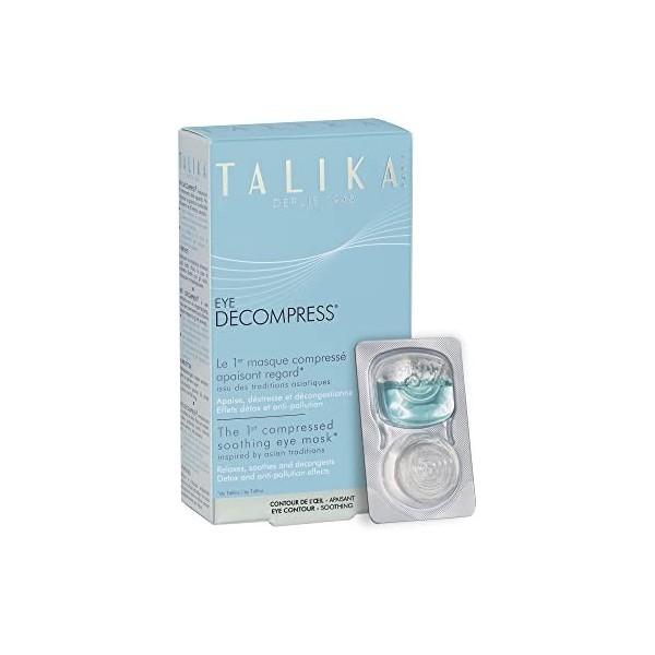 Talika Le Masque compressé apaisant regard, 6 masques