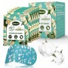 BeMyLady Lot de 16 masques thermiques jetables pour les yeux - Pour soulager les cernes et les poches - Jasmin