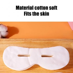 Papier pour Masque pour les Yeux, 600 Pièces Jetables en Tissu Non Tissé pour Bricolage, Feuille pour les Yeux de Salon de Be