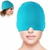 TOOSOAR Gel Migraine Relief Cap, Extensible Bonnet Anti Migraine, Réutilisable Bonnet Migraine, Compresses Chaudes et Froides