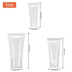 suchkawe Lot de 32 flacons de toilette de voyage étanches avec couvercles, lot de bouteilles de voyage vides rechargeables po