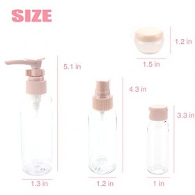 Lot de 11 flacons de voyage pour articles de toilette - Anti-fuite - Rechargeable - Avec sac de rangement - Pour shampooing, 