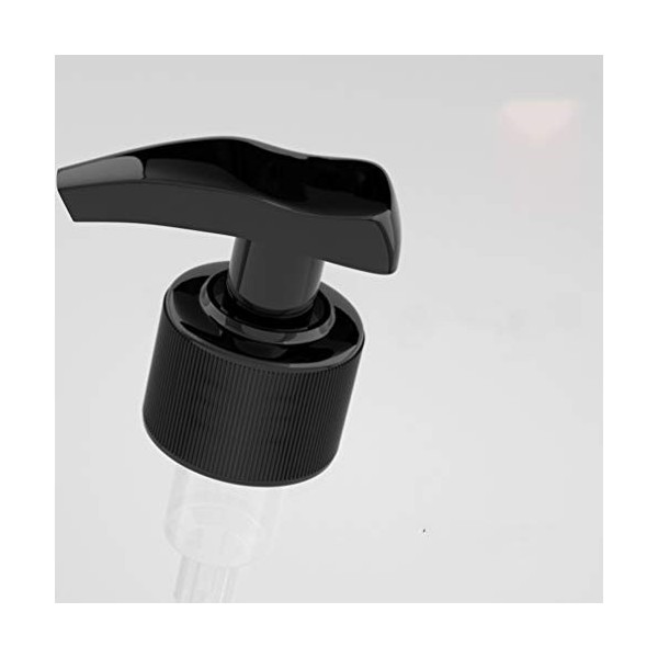 Beaupretty Flacon Pompe Shampooing 5 Pièces 500 ML Flacons Ambre en Plastique Distributeur pour Lotion Pompe Flacon Vide avec