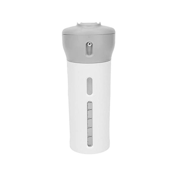 Flacon Distributeur de Voyage 4 en 1, Récipient de Shampoing Portable étanche et Rechargeable, Récipient de Distributeur de P