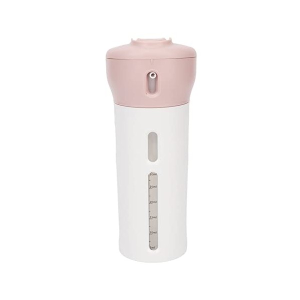 Flacon Distributeur de Voyage 4 en 1, Récipient de Shampoing Portable étanche et Rechargeable, Récipient de Distributeur de P