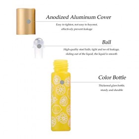 8 Bouteilles En Verre 10 Ml Pour Huile Essentielle Roll On Huiles Essentielles Flacon Mini Flacon Roller Flacon Roller CosméT