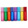 Exceart Lot de 8 flacons de 10 ml dhuiles essentielles en verre rechargeables pour huile essentielle, parfums, baume à lèvre
