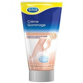 Scholl Crème Pieds Gommage à base de Pierre Ponce Naturelle 75ml