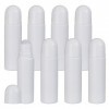 NICENEEDED Lot de 8 flacons à Bille Rechargeables de 100 ml, Bouteilles à Bille Roulante en Plastique Vides, Récipients de Dé