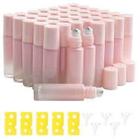 Pxyelec Lot de 42 flacons dhuile essentielle de 10 ml pour aromathérapie, parfum, flacons déchantillons dhuile rechargeabl