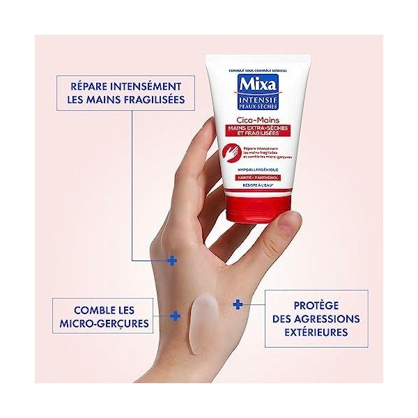 Mixa Cica Crème Mains Réparatrice Intense