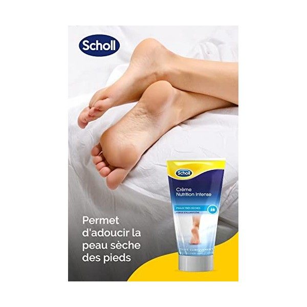 Scholl Crème Pieds Peaux Très Sèches Nutrition intense 75ml