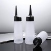Lurrose Lot de 3 flacons applicateurs rechargeables en plastique pour coloration des cheveux et traitement du cuir chevelu Pe