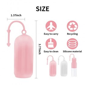 8 Pièces Manchons Élastiques pour Voyage,Housse de Bouteille en Silicone, Housse en Silicone Imperméable pour Bouteille de Vo