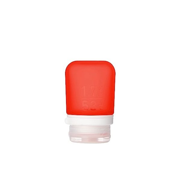 humangear GoToob+ Bouteilles de voyage rechargeables en silicone avec bouchon de verrouillage, bleu sarcelle, petite taille ...