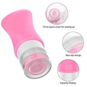 Bouteilles de voyage en silicone, contenants approuvés par la TSA, 85 g