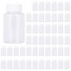 Flacons Vides en Plastique 50 Pièces, Mini Flacons Vaporisateurs en Plastique, Flacons Vide de Voyage, Bouteilles Voyage en P