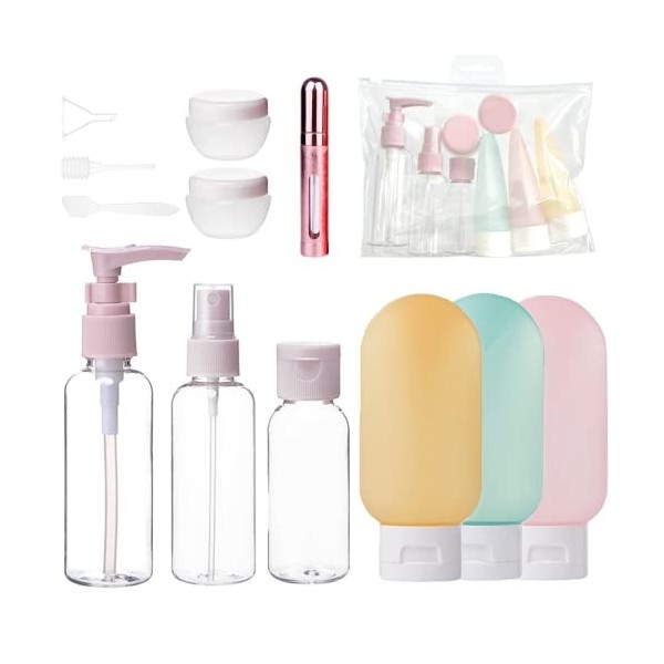 Ensemble de bouteilles de voyage