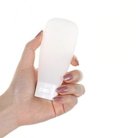 Lot de 16 bouteilles de voyage pour articles de toilette en silicone - 56,7 g - 85 g - Anti-fuite - Rechargeable - Avec étiqu