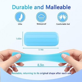 Manchons de Voyage en Silicone Manchons Élastiques,8 Manchons Élastiques pour Voyage Manchons étanches pour Conteneur de Voya