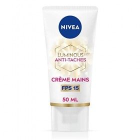 NIVEA Luminous 630® Crème pour les mains anti taches pigmentaires 1 x 50 ml , Crème hydratante enrichie en Hyaluron, Soin de