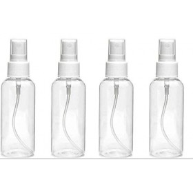 Lot de mini flacons vaporisateurs vides en plastique transparent avec brume fine - Pour voyage - Petits conteneurs rechargeab