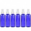 Yalbdopo Lot de 6 flacons vaporisateurs vides en plastique de 50 ml avec brume fine pour les huiles essentielles, les parfums
