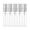 Lot de 10 mini atomiseurs rechargeables transparents de 5 ml - Flacon de parfum de voyage - Bouteille vide pour fête - Outil 