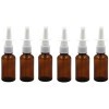 ericotry Lot de 6 vaporisateurs nasaux vides rechargeables en verre à brume fine pour applications salines dargent colloïdal