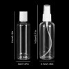 Lot de 5 flacons de voyage pour articles de toilette, 100 ml, mini vaporisateurs vides en plastique rechargeables, conteneurs